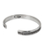 Sterling silver cuff bracelet, 'Whispering Rain' - Thailand Cuff Bracelet of Handcrafted Sterling Silver