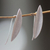 Sterling silver drop earrings, 'Bamboo Leaves' - Leaf-shaped Earrings in Brushed Satin Sterling Silver