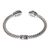 Amethyst cuff bracelet, 'Bali Splendor' - Bali Jewelry Sterling Silver Cuff Bracelet with Amethyst (image 2c) thumbail