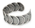 Silver cuff bracelet, 'Lanna Treasure' - Woven Silver Cuff Bracelet thumbail
