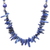 Lapis lazuli beaded necklace, 'Magnificent Waters' - Lapis Lazuli Beaded Necklace from Thailand thumbail