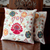 Cotton cushion covers, 'Eternal Spring' (pair) - Embroidered Cotton Cushion Covers from India (Pair) (image 2) thumbail