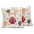 Cotton cushion covers, 'Eternal Spring' (pair) - Embroidered Cotton Cushion Covers from India (Pair) thumbail