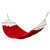 Cotton hammock with spreader bars, 'Ceara Red' (single) - Red Cotton Hammock with Spreader Bars (Single)