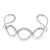 Sterling silver cuff bracelet, 'Waves' - Sterling Silver Cuff Bracelet