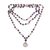 Amethyst and rose quartz long beaded pendant necklace, 'Lotus Power' - Amethyst and Rose Quartz Pendant Necklace from Bali thumbail