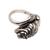 Sterling silver cocktail ring, 'Jungle King' - Sterling Silver Lion-Shaped Cocktail Ring from Bali