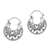 Sterling silver hoop earrings, 'Moonlight Descent' - Sterling Silver Hoop Earrings Handcrafted in Bali thumbail