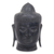 Bronze statuette, 'Buddha Head II' - Cast Bronze Buddha Head Statuette from Balinese Artisan