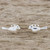 Sterling silver stud earrings, 'Dainty Birds' - Bird-Shaped Sterling Silver Stud Earrings from Thailand (image 2) thumbail