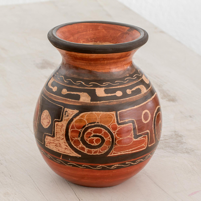 Mini-Dekovase aus Keramik - Mini-Dekovase aus Keramik aus Costa Rica