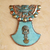 Bronze and copper wall sculpture, 'Sacred Tumi' - Archaeological Bronze Copper Wall Art (image 2) thumbail