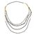 Labradorite and quartz beaded necklace, 'Midnight Serenade' - Labradorite Beaded Necklace from Thailand