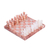 Onyx and marble chess set, 'Pink and Ivory Challenge' - Onyx and Marble Chess Set in Pink and Ivory from Mexico (image 2c) thumbail