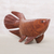 Wood sculpture, 'Arwana Fish' - Suar Wood Arwana Fish Sculpture from Bali