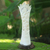 Bone statuette, 'Dewi Saraswati' - Handcrafted White Cow Bone Statuette of Goddess Saraswati (image 2) thumbail