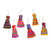 Cotton ornaments, 'Worry Dolls' (set of 6) - Set of 6 Guatemalan Worry Doll Ornaments Crafted by Hand (image 2b) thumbail
