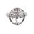 Sterling silver cocktail ring, 'Majestic Jali Tree' - Indian Sterling Silver Cocktail Ring with Jali Tree Motif thumbail
