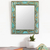 Bronze and copper wall mirror, 'Golden Chan Chan' - Geometric Bronze and Copper Wall Mirror from Peru (image 2) thumbail