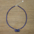 Quartz and lapis lazuli beaded pendant necklace, 'Shades of Blue' - Quartz and Lapis Lazuli Pendant Necklace from Thailand
