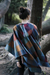 Lambswool tweed hooded cape, 'Avoca Village' - Multicolored Donegal Tweed Plaid Lambswool Hooded Cape