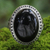 Onyx ring, 'Black Bamboo' - Onyx and Silver Ring from Indonesia (image 2b) thumbail