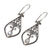 Rainbow moonstone dangle earrings, 'Weeping Hearts' - Rainbow Moonstone Dangle Earrings from Indonesia