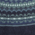 100% alpaca sweater, 'Playful Navy Blue' - Navy Blue 100% Alpaca Pullover Patterned Peruvian Sweater (image 2g) thumbail