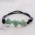Jade pendant bracelet, 'Maya Love in Light Green' - Jade Heart Pendant Bracelet in Light Green from Guatemala (image 2) thumbail