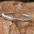Men's sterling silver cuff bracelet, 'Hill Tribe Braid' - Men's Handcrafted Sterling Silver Cuff Bracelet (image 2) thumbail