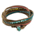 Beaded wrap bracelet, 'Multicolor Fiesta' - Multicolor Wrap Bracelet from Artisan Crafted Beaded Jewelry
