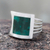 Chrysocolla cocktail ring, 'Glimpse of Nature' - Peru Silver And Chrysocolla Ring