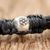 Silver and citrine beaded bracelet, 'Citrine Dream' - Thai Sterling Silver and Citrine Beaded Cord Bracelet