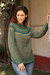 100% alpaca sweater, 'Inca Valley' - Hand Crafted Alpaca Pullover Sweater (image 2) thumbail