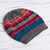 100% alpaca hat, 'Multicolored Inca' - Multicolored Knit 100% Alpaca Hat from Peru