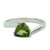 Peridot solitaire ring, 'Scintillating Jaipur' - Solitaire Peridot Ring Crafted in Sterling Silver thumbail