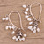 Cultured pearl dangle earrings, 'Pearl Melody' - Cultured Pearl and Sterling Silver Dangle Earrings (image 2c) thumbail