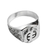 Men's sterling silver signet ring, 'God is Supreme' - Men's Fair Trade Sterling Silver Signet Ring from Africa