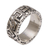Men's band ring, 'Everlasting Romance' - Men's Sterling Silver Wedding Band Ring from Bali thumbail