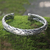Men's sterling silver cuff bracelet, 'Flowing Water' - Men's Modern Sterling Silver Cuff Bracelet (image 2) thumbail