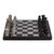Marble chess set, 'Black and Grey Challenge' (7.5 in.) - Marble Chess Set in Black and Grey from Mexico (7.5 in.) (image 2c) thumbail