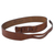 Leather belt, 'Timeless' - Hand Crafted Natural Brown Leather Belt from Peru
