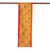 Infinity-Schal aus Seide - Handgewebter Seiden-Infinity-Schal in Gold und Paprika aus Indien