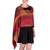 Rayon chenille shawl, 'Maya Firebird' - Unique Rayon Chenille Shawl (image 2b) thumbail