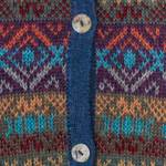 100% alpaca pullover, 'Andean Backgrounds' - Striped Multicolored Alpaca Wool Pullover from Peru