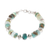 Opal beaded bracelet, 'Andean Green' - Green Opal Beaded Bracelet Crafted in Peru thumbail
