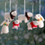 Adornos de lana, (juego de 6) - Juego de 6 adornos de árbol de lana hechos a mano con temática animal