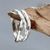 Sterling silver band rings, 'Denpasar Roads' (set of 3) - Set of 3 Interlinked Sterling Silver Rings from Bali (image 2) thumbail