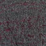 Alpaca blend cardigan vest, 'Burgundy Grey Boucle' - Alpaca Blend Short Sleeve Cardigan in Grey and Burgundy