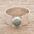Jade band ring, 'Magic Maya in Apple Green' - Apple Green Jade Band Ring from Guatemala (image 2) thumbail
